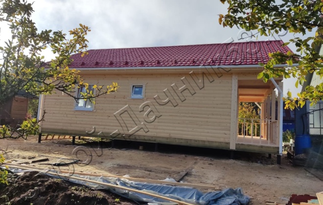 3 Брусовой дом ОД-20, 10,5х8м, 84М², Ленинградская область, Ломоносовский район, поселок Большая Ижора (3)